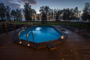Established Holiday Resort with Caravan Pitches on Lake Võrtsjärv, Estonia
