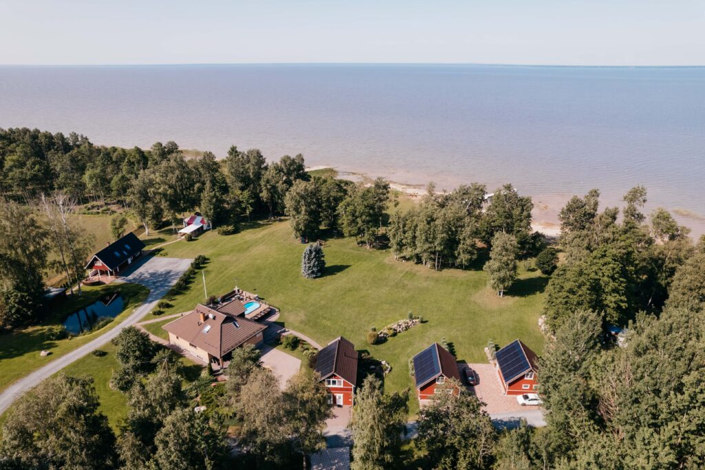 Established Holiday Resort with Caravan Pitches on Lake Võrtsjärv, Estonia