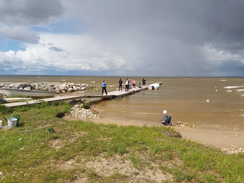 Established Holiday Resort with Caravan Pitches on Lake Võrtsjärv, Estonia